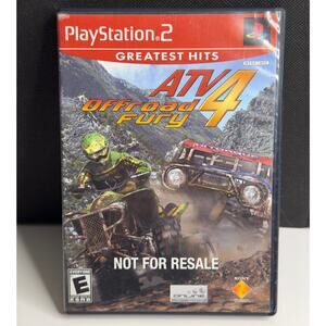 ATV Offroad Fury 4 (Sony PlayStation 2, 2006) Greatest Hits | Complete CIB